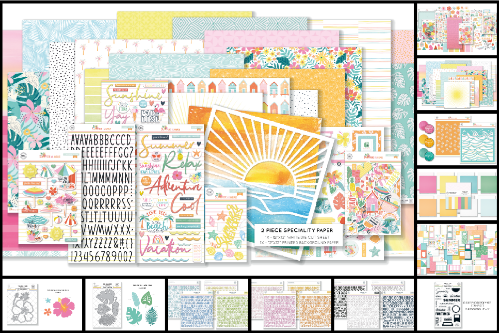 July 2023 Hip Kit Club Scrapbooking Kits